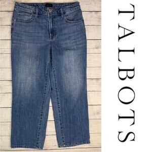 Talbots Jeans Flawless 5-Pocket Cropped Jeans - Straight leg Size 32 Waist